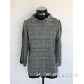 Perfekter gestrickter Jacquard Check Pullover